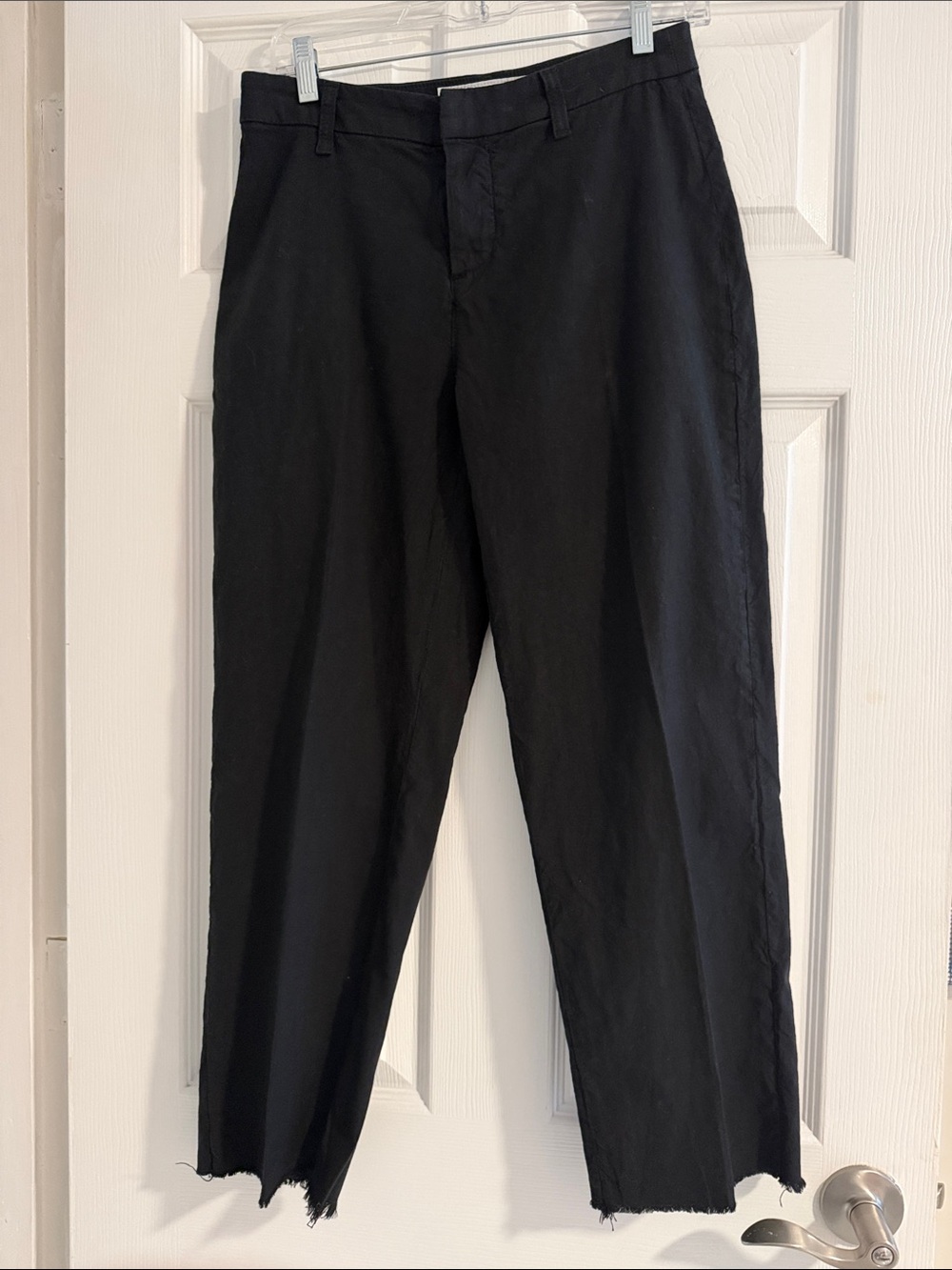 Frank & Eileen Black Straight-Leg Dress Pants